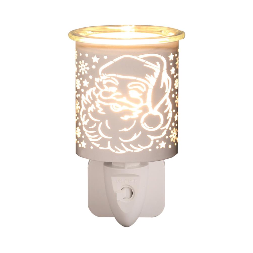 Aroma White & Gold Santa Plug In Wax Melt Warmer £13.04
